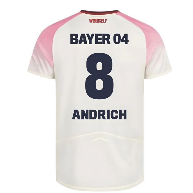 2025-2026 Bayer Leverkusen Away Shirt (Kids) (Andrich 8)