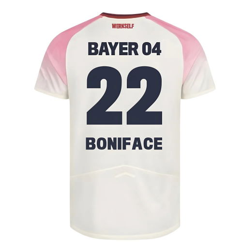 2025-2026 Bayer Leverkusen Away Shirt (Kids) (Boniface 22)