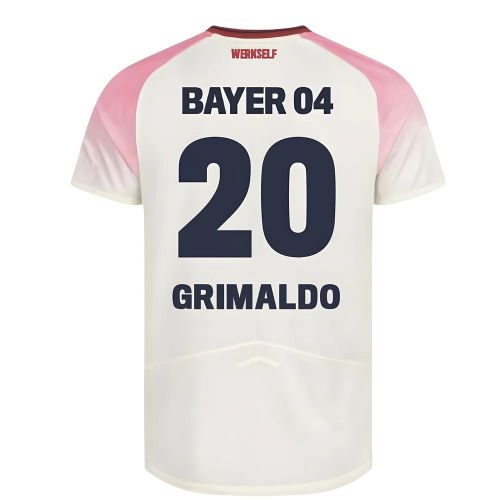 2025-2026 Bayer Leverkusen Away Shirt (Kids) (Grimaldo 20)