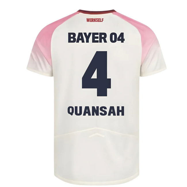 2025-2026 Bayer Leverkusen Away Shirt (Kids) (Quansah 4)