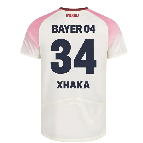 2025-2026 Bayer Leverkusen Away Shirt (Kids) (Xhaka 34)