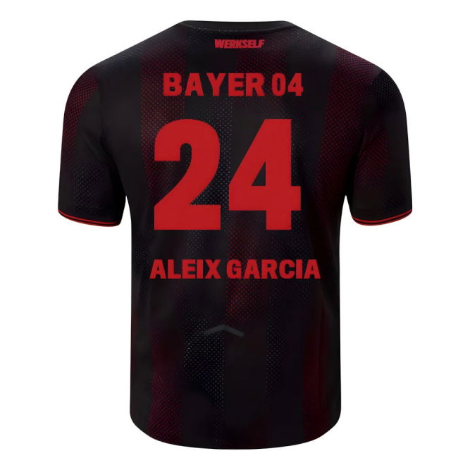 2025-2026 Bayer Leverkusen Home Shirt (Aleix Garcia 24)