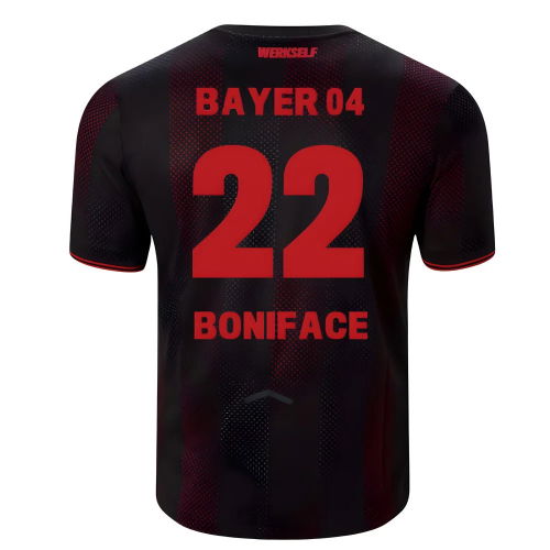 2025-2026 Bayer Leverkusen Home Shirt (Boniface 22)
