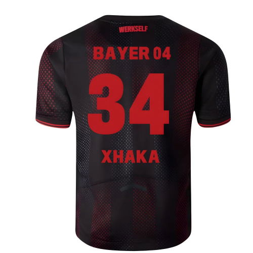 2025-2026 Bayer Leverkusen Home Shirt (Kids) (Xhaka 34)