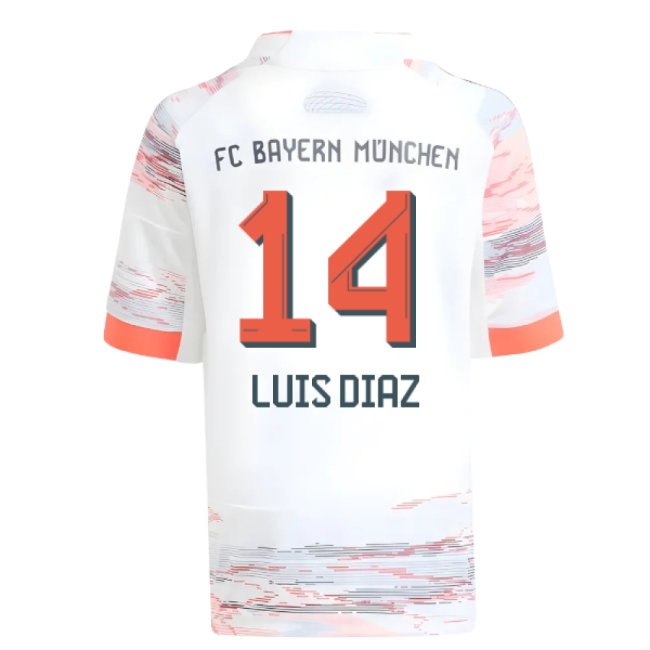 2025-2026 Bayern Munich Away Mini Kit (Luis Diaz 14)