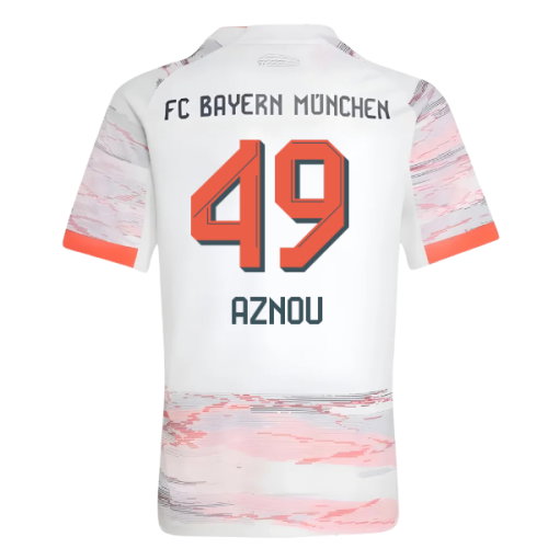 2025-2026 Bayern Munich Away Shirt (Kids) (Aznou 49)