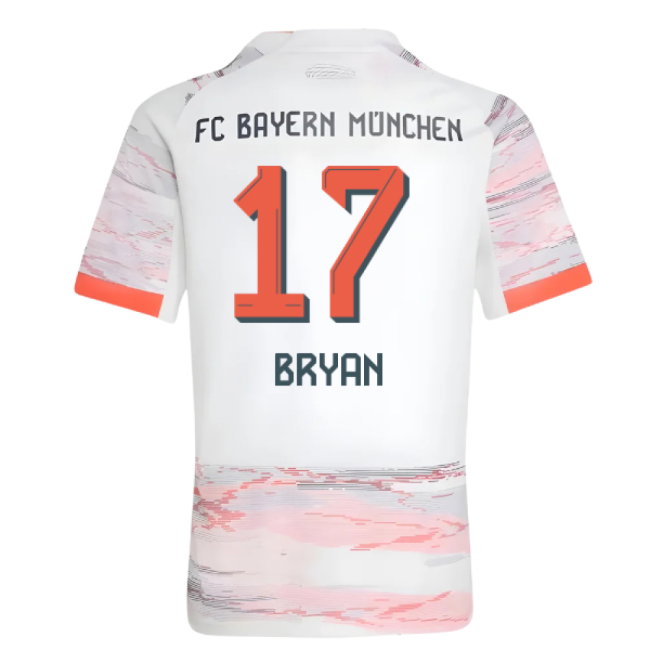 2025-2026 Bayern Munich Away Shirt (Kids) (Bryan 17)