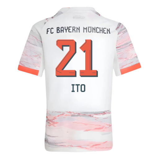 2025-2026 Bayern Munich Away Shirt (Kids) (Ito 21)