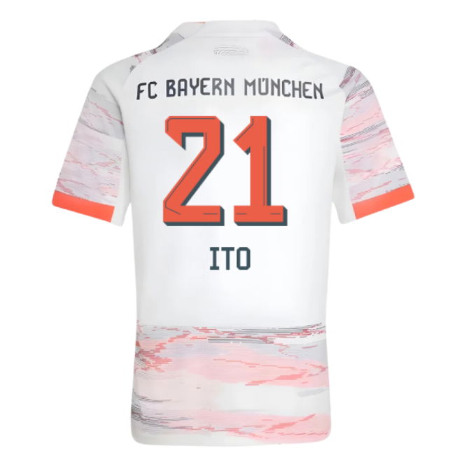 2025-2026 Bayern Munich Away Shirt (Kids) (Ito 21)