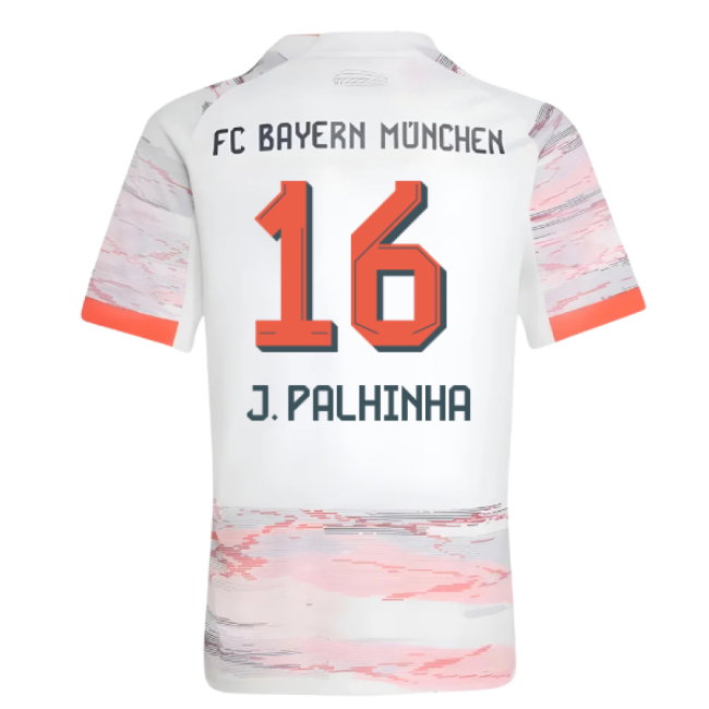 2025-2026 Bayern Munich Away Shirt (Kids) (J. Palhinha 16)