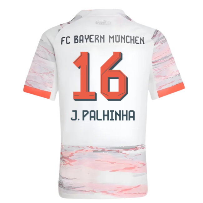 2025-2026 Bayern Munich Away Shirt (Kids) (J. Palhinha 16)