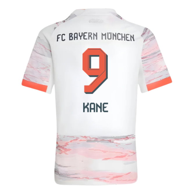 2025-2026 Bayern Munich Away Shirt (Kids) (Kane 9)