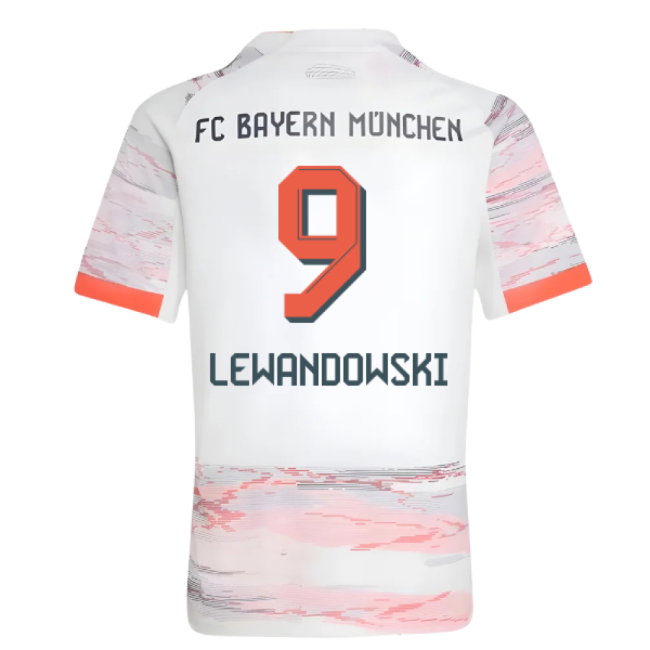 2025-2026 Bayern Munich Away Shirt (Kids) (Lewandowski 9)
