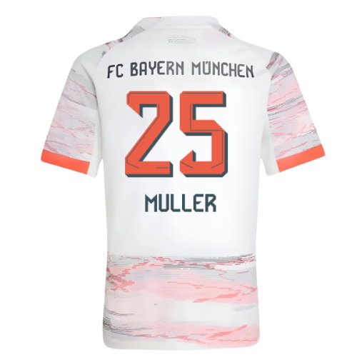 2025-2026 Bayern Munich Away Shirt (Kids) (Muller 25)