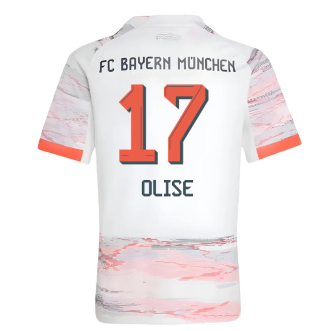 2025-2026 Bayern Munich Away Shirt (Kids) (Olise 17)