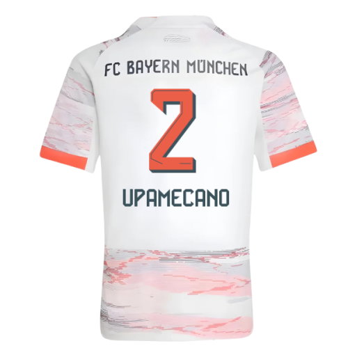 2025-2026 Bayern Munich Away Shirt (Kids) (Upamecano 2)