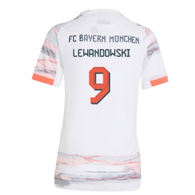2025-2026 Bayern Munich Away Shirt (Womens) (Lewandowski 9)