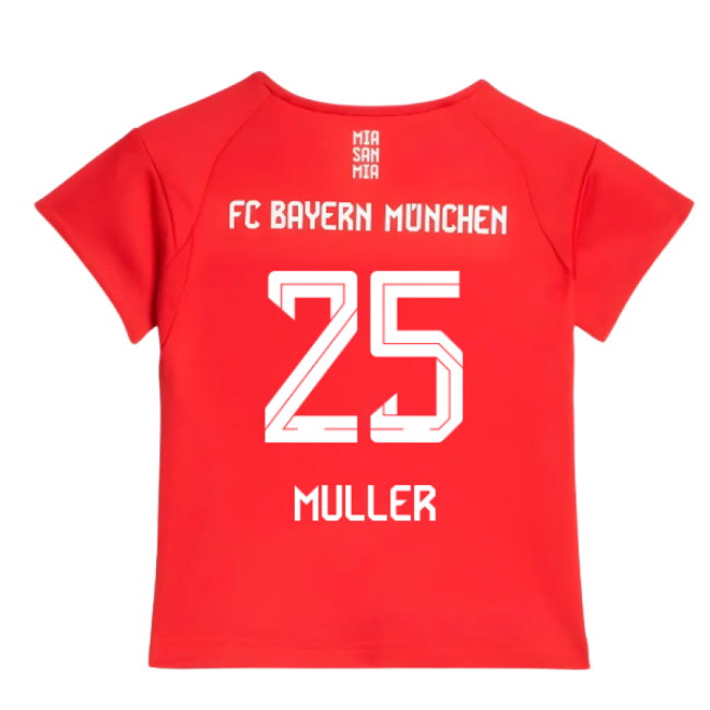 2025-2026 Bayern Munich Home Baby Kit (Muller 25)