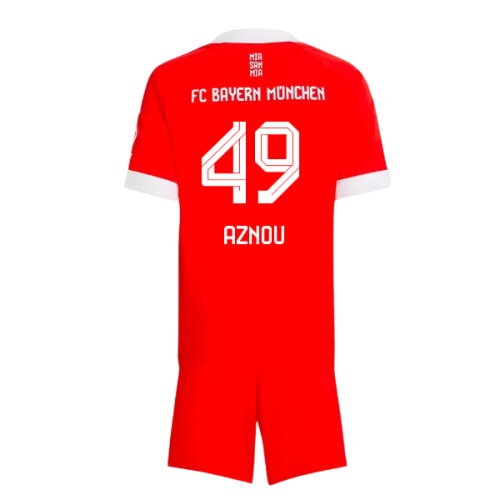 2025-2026 Bayern Munich Home Mini Kit (Aznou 49)