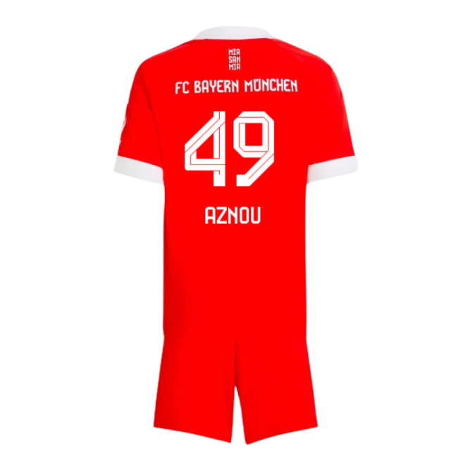 2025-2026 Bayern Munich Home Mini Kit (Aznou 49)
