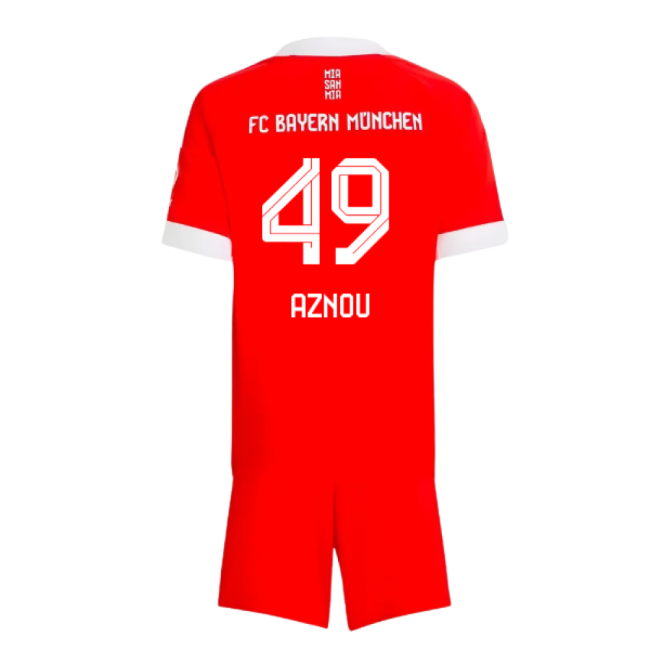 2025-2026 Bayern Munich Home Mini Kit (Aznou 49)