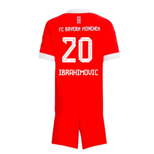 2025-2026 Bayern Munich Home Mini Kit (Ibrahimovic 20) 2025-2026 Bayern Munich Home Mini Kit (Ibrahimovic 20)