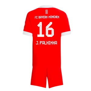 2025-2026 Bayern Munich Home Mini Kit (J. Palhinha 16)
