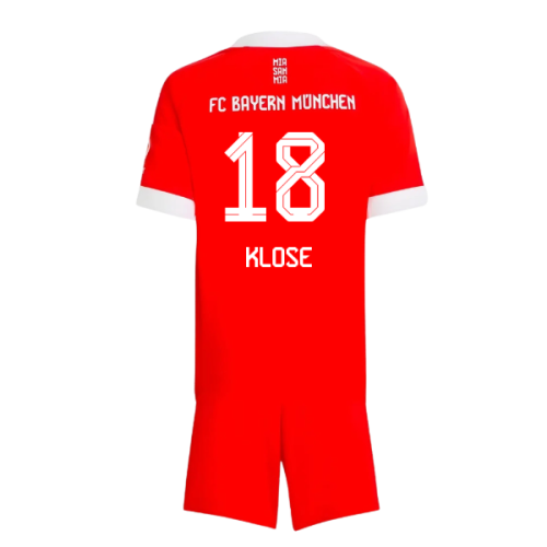 2025-2026 Bayern Munich Home Mini Kit (Klose 18)