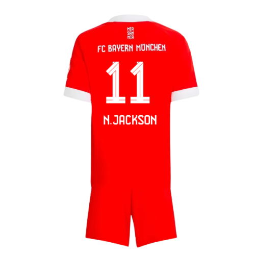 2025-2026 Bayern Munich Home Mini Kit (N.Jackson 11)