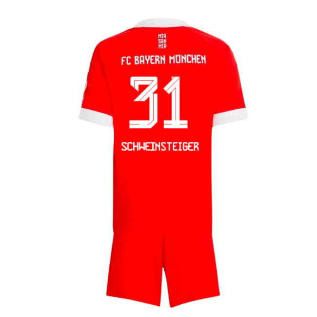 2025-2026 Bayern Munich Home Mini Kit (Schweinsteiger 31)
