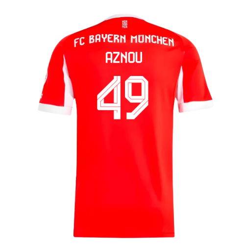 2025-2026 Bayern Munich Home Shirt (Aznou 49)