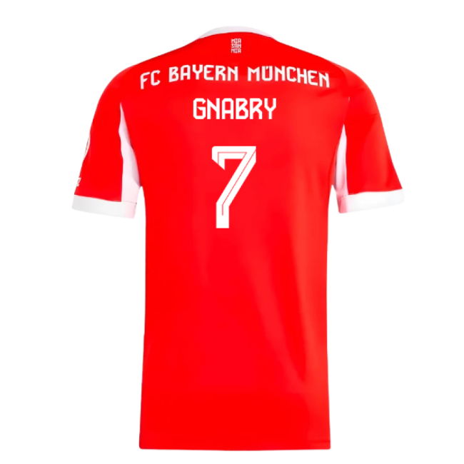 2025-2026 Bayern Munich Home Shirt (Gnabry 7)