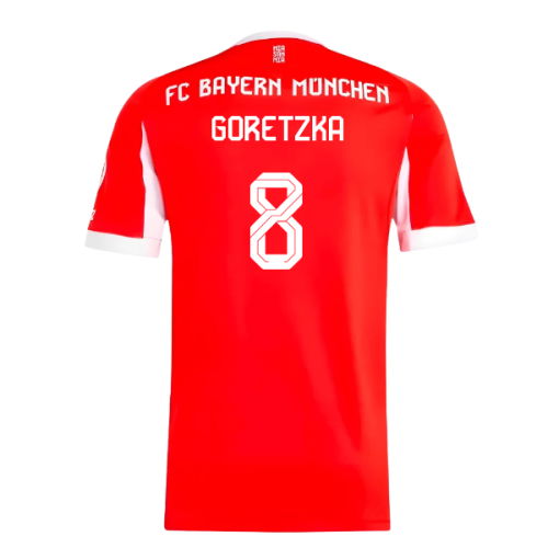 2025-2026 Bayern Munich Home Shirt (Goretzka 8)