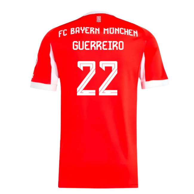 2025-2026 Bayern Munich Home Shirt (Guerreiro 22)