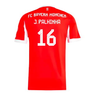 2025-2026 Bayern Munich Home Shirt (J. Palhinha 16)