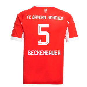 2025-2026 Bayern Munich Home Shirt (Kids) (Beckenbauer 5)