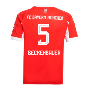 2025-2026 Bayern Munich Home Shirt (Kids) (Beckenbauer 5)