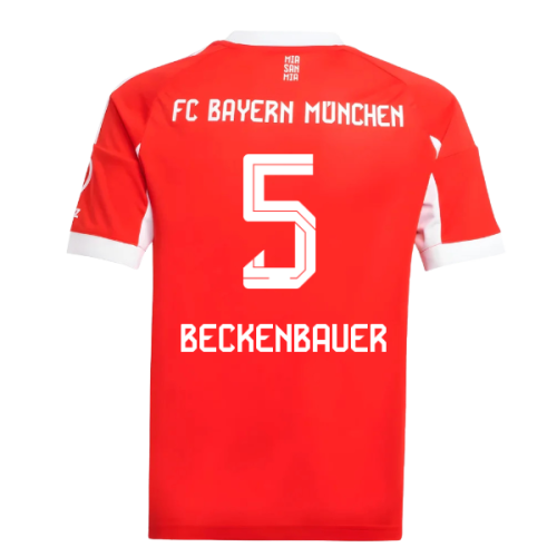 2025-2026 Bayern Munich Home Shirt (Kids) (Beckenbauer 5)