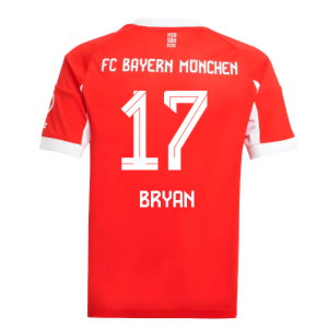 2025-2026 Bayern Munich Home Shirt (Kids) (Bryan 17)