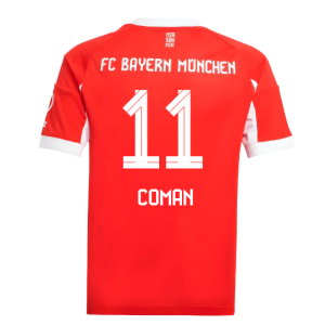 2025-2026 Bayern Munich Home Shirt (Kids) (Coman 11)