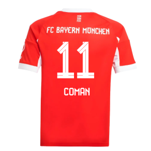 2025-2026 Bayern Munich Home Shirt (Kids) (Coman 11)
