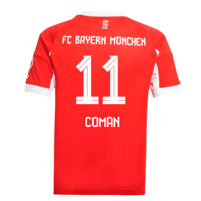 2025-2026 Bayern Munich Home Shirt (Kids) (Coman 11)