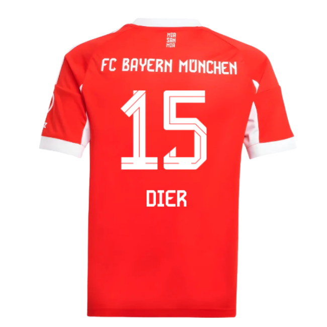 2025-2026 Bayern Munich Home Shirt (Kids) (Dier 15)