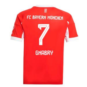 2025-2026 Bayern Munich Home Shirt (Kids) (Gnabry 7)