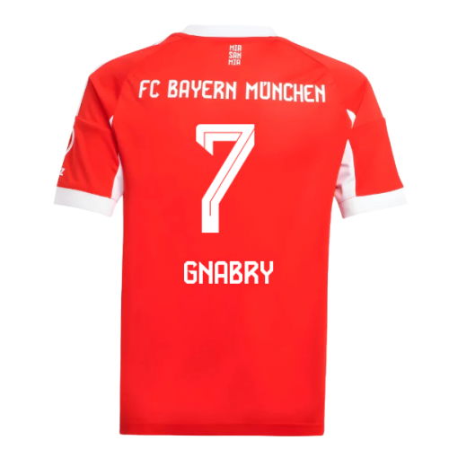2025-2026 Bayern Munich Home Shirt (Kids) (Gnabry 7)