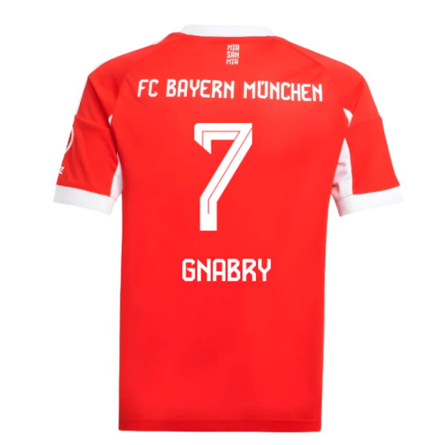 2025-2026 Bayern Munich Home Shirt (Kids) (Gnabry 7)