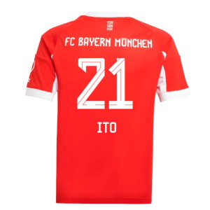 2025-2026 Bayern Munich Home Shirt (Kids) (Ito 21)