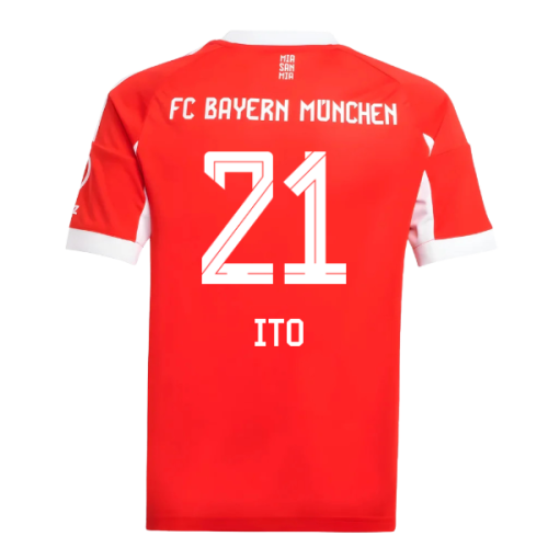 2025-2026 Bayern Munich Home Shirt (Kids) (Ito 21)