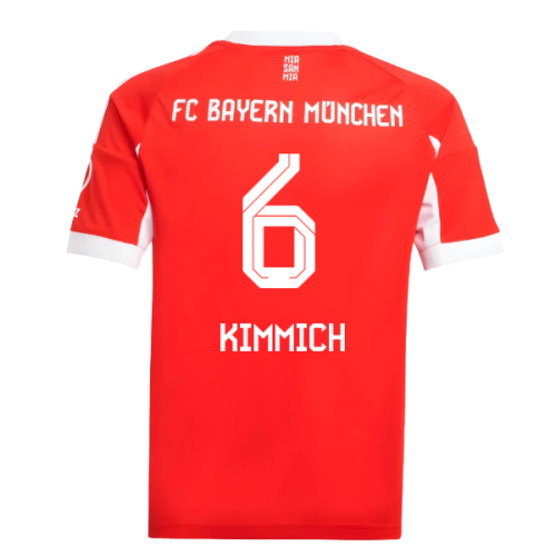 2025-2026 Bayern Munich Home Shirt (Kids) (Kimmich 6)