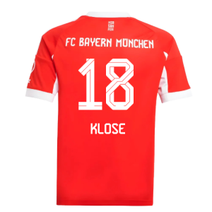 2025-2026 Bayern Munich Home Shirt (Kids) (Klose 18)